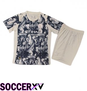 Manchester City Kids Soccer Jersey Special Edition Blue White 2025/2026