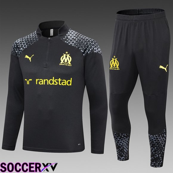 Marseille OM Kids Training Tracksuit SuitBlack 2023/2024