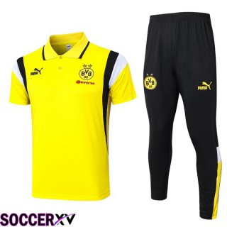 Dortmund BVB Soccer Polo + Pants Yellow 2023/2024