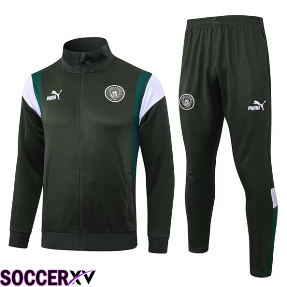 Manchester City Training Jacket Suit Green 2023/2024