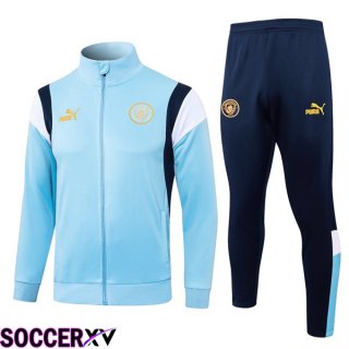 Manchester City Training Jacket Suit Blue 2023/2024