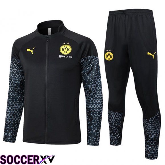 Dortmund BVB Training Jacket Suit Black 2023/2024