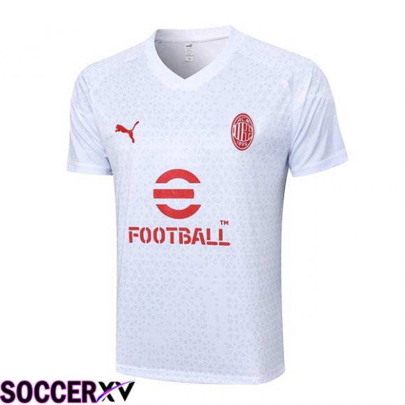 AC Milan Training T Shirt White 2023/2024