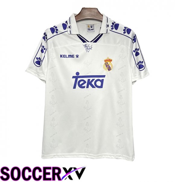 Real Madrid Retro Home Soccer Jersey 1994/1996