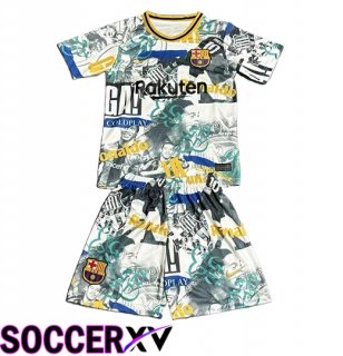 Barcelona Kids Soccer Jersey Special Edition Green 2025/2026