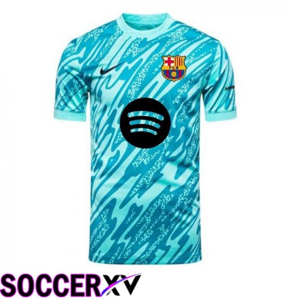 FC Barcelona Goalkeeper Soccer Jersey Blue 2024/2025