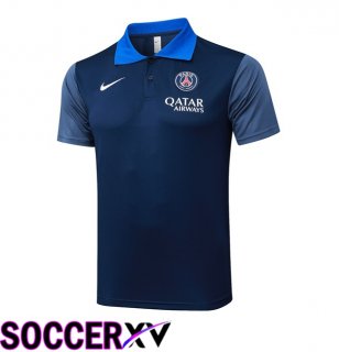 Paris PSG Soccer Polo Blue Royal 2025/2026