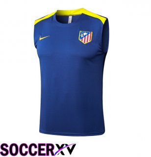 Atletico Madrid Gilet Soccer Blue Royal 2025/2026