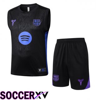 FC Barcelona Gilet Soccer + Shorts Black 2025/2026