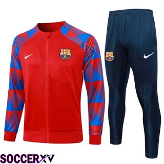 FC Barcelona Training Jacket Suit Red Blue 2023/2024