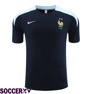 France Training T Shirt Royal Blue 2023/2024