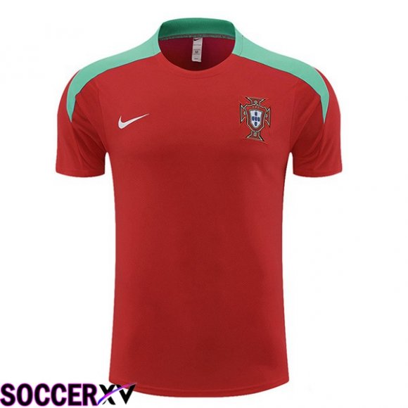 Portugal Training T Shirt Red 2023/2024