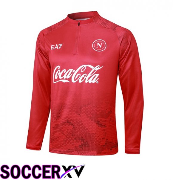 SSC Napoli Training Sweatshirt Red 2024/2025