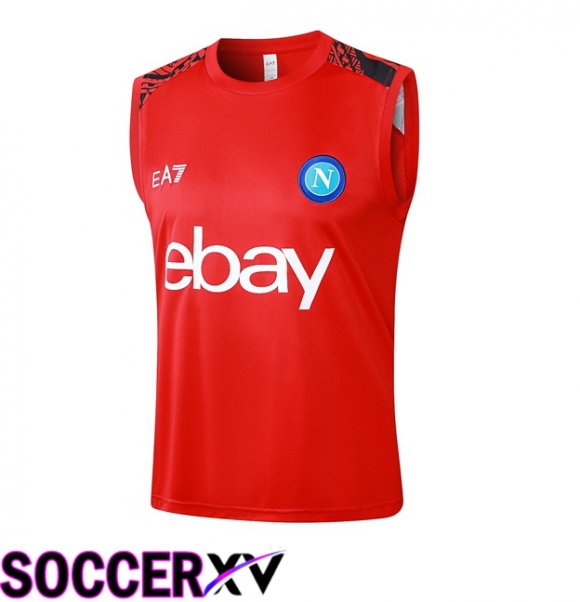 SSC Napoli Gilet Soccer Red 2024/2025