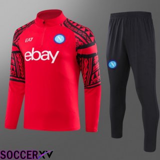 SSC Napoli Kids Training Tracksuit SuitRed 2023/2024