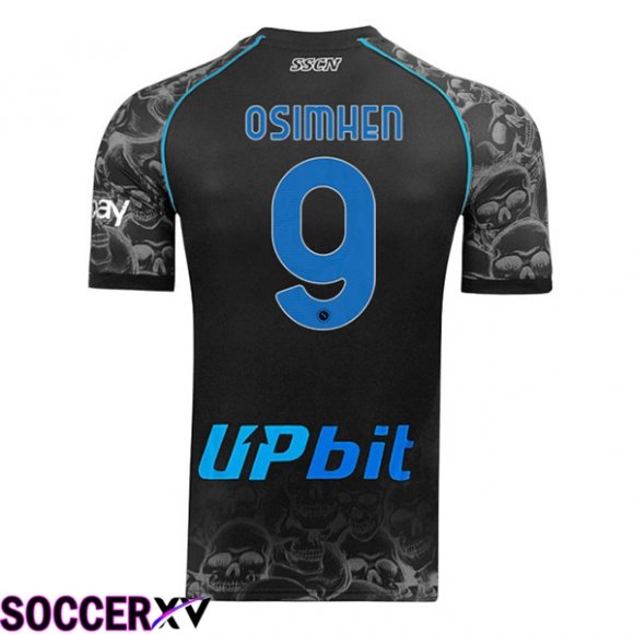 SSC Napoli (Victor Osimhen 9) Halloween Black 2023/2024