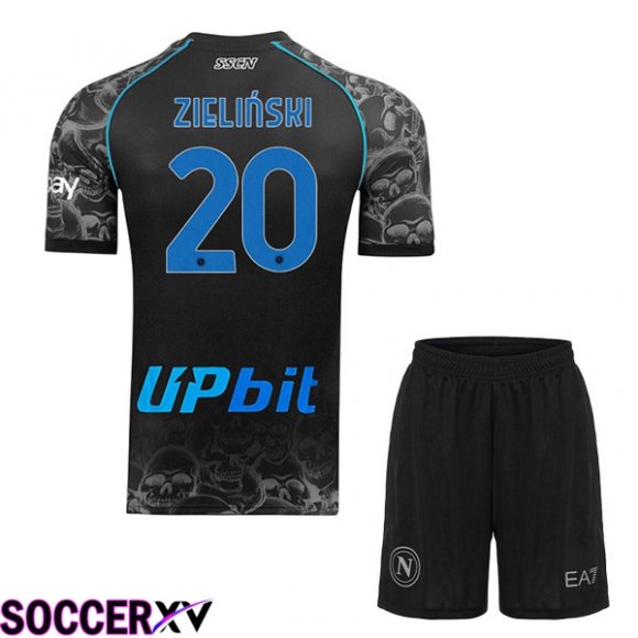 SSC Napoli (Piotr Zielinski 20) Kids Halloween Black 2023/2024