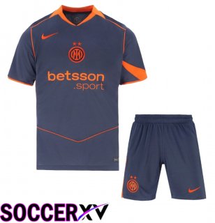 Inter Milan Third kit Soccer Jersey + Shorts 2025/2026