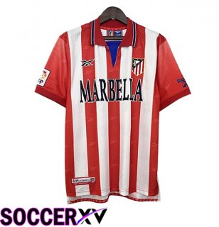 Atletico Madrid Retro Home Soccer Jersey 1998/1999