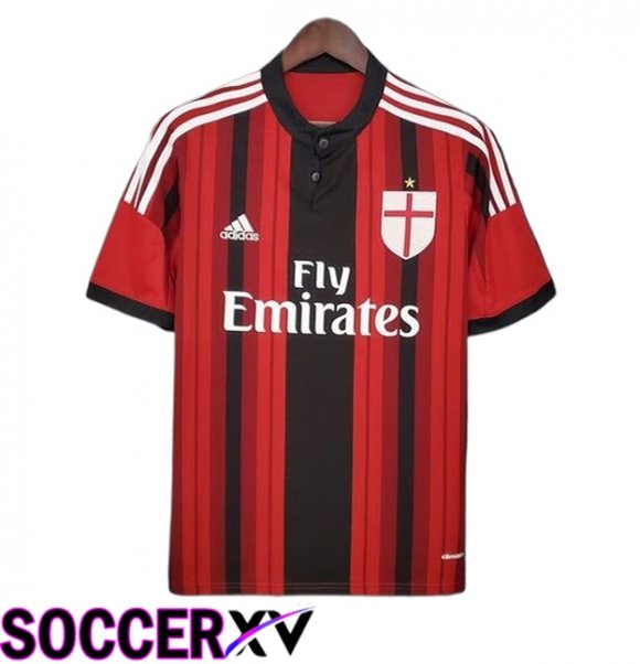 AC Milan Retro Home Soccer Jersey 2014/2015