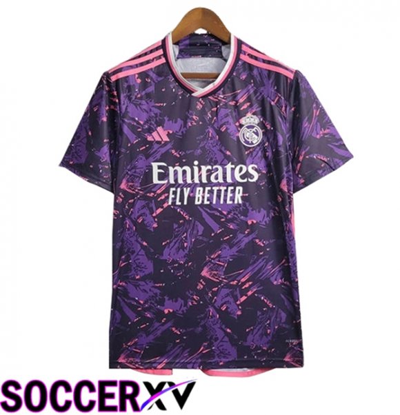 Real Madrid Soccer Jersey Special Edition Purple 2024/2025