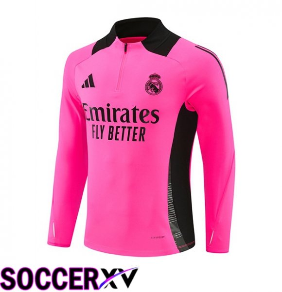 Real Madrid Training Sweatshirt Pink 2024/2025