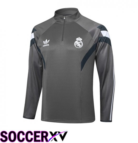 Real Madrid Training Sweatshirt Grey 2024/2025