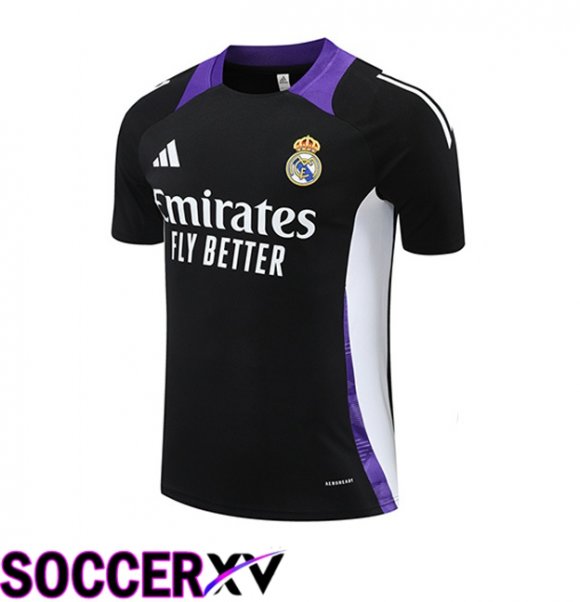 Real Madrid Training T Shirt Black 2024/2025