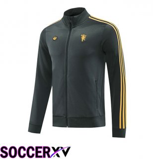 Manchester United Training Jacket Grey 2025/2026