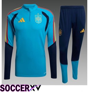 Spain kit Training Tracksuit Kids Blue 2025/2026
