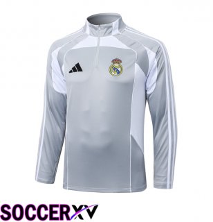 Real Madrid Training Sweatshirt Grey 2025/2026