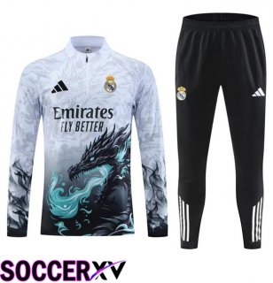 Real Madrid kit Training Tracksuit White 2025/2026
