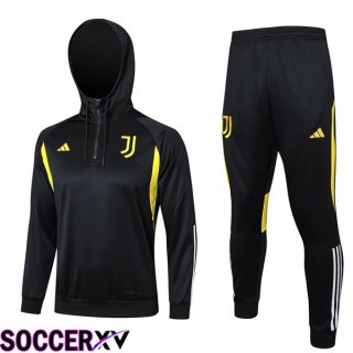 Juventus Training Tracksuit Hoodie Black 2023/2024