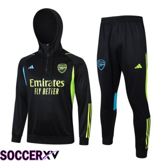 Arsenal Training Tracksuit Hoodie Black 2023/2024