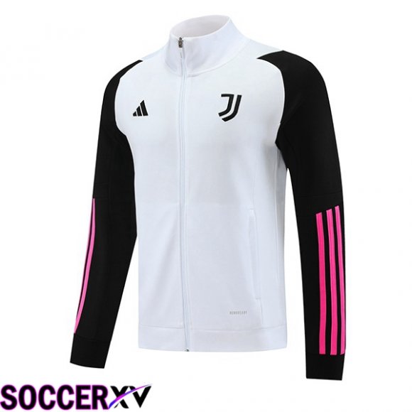 Juventus Training Jacket White Black 2023/2024