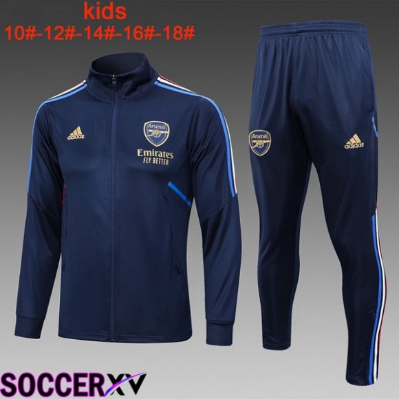 Arsenal Kids Training Training Jacket Suit Blue Royal 2023/2024