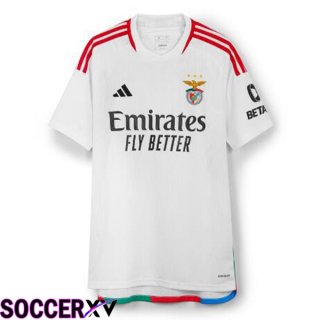 S.L Benfica Soccer Jersey Third White 2023/2024