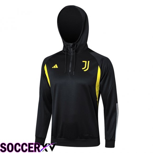 Juventus Training Sweatshirt Hoodie Black 2023/2024