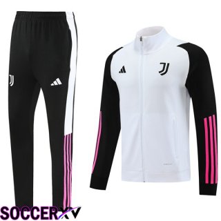 Juventus Training Jacket Suit White Black 2023/2024