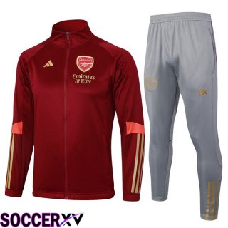 Arsenal Training Jacket Suit Red 2023/2024