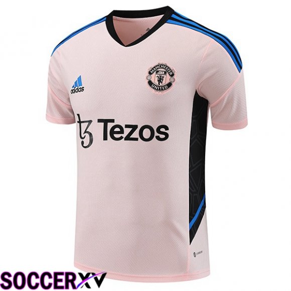 Manchester United Training T Shirt Pink 2023/2024