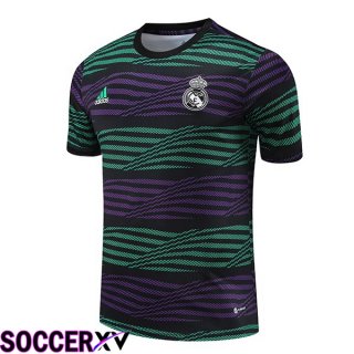 Real Madrid Training T Shirt Black Green 2023/2024