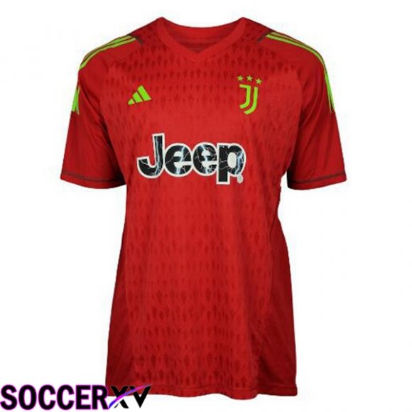 Juventus Soccer Jersey Home Goalkeeper Red 2023/2024