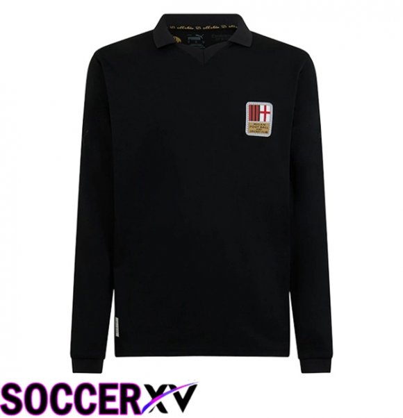 AC Milan New Soccer Jersey 125th Anniversary Long sleeve Black 2024/2025