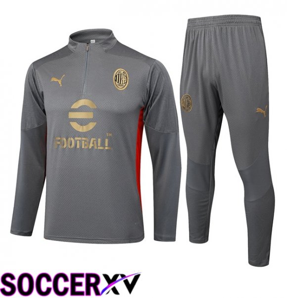 AC Milan kit Training Tracksuit Grey 2024/2025