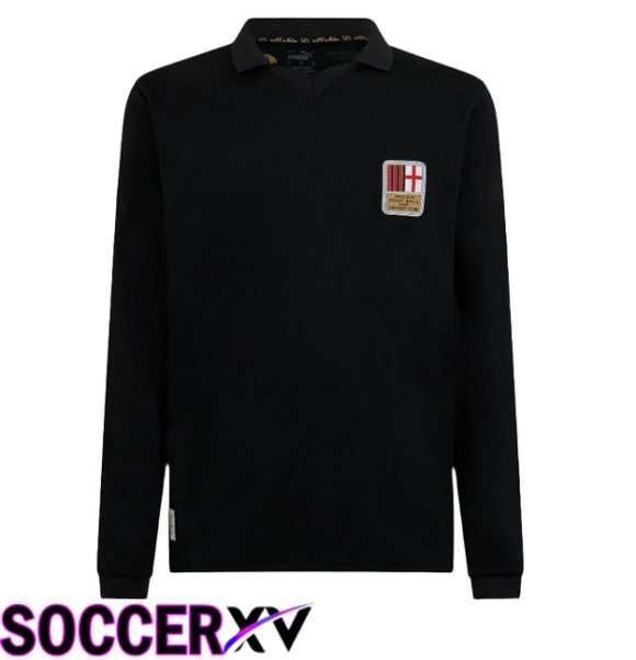 AC Milan Soccer Jersey 125th Anniversary Edition Goalkeeper Soccer Jersey Long sleeve Black 2024/2025