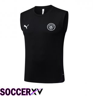 Manchester City Gilet Soccer Black 2025/2026