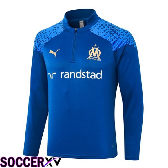 Marseille OM Training Sweatshirt Blue 2023/2024