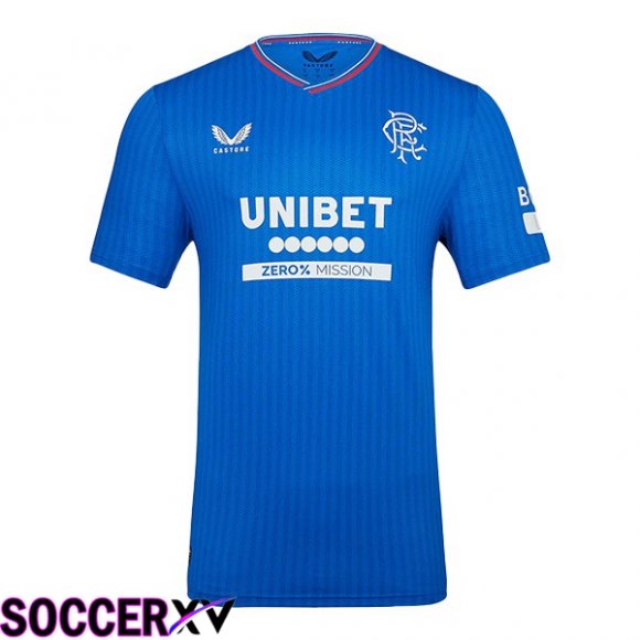 Rangers FC Soccer Jersey Home Blue 2023/2024