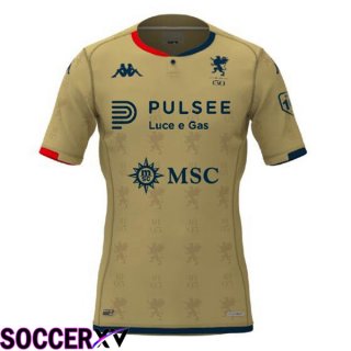 Genoa CFC Soccer Jersey Third Yellow 2023/2024